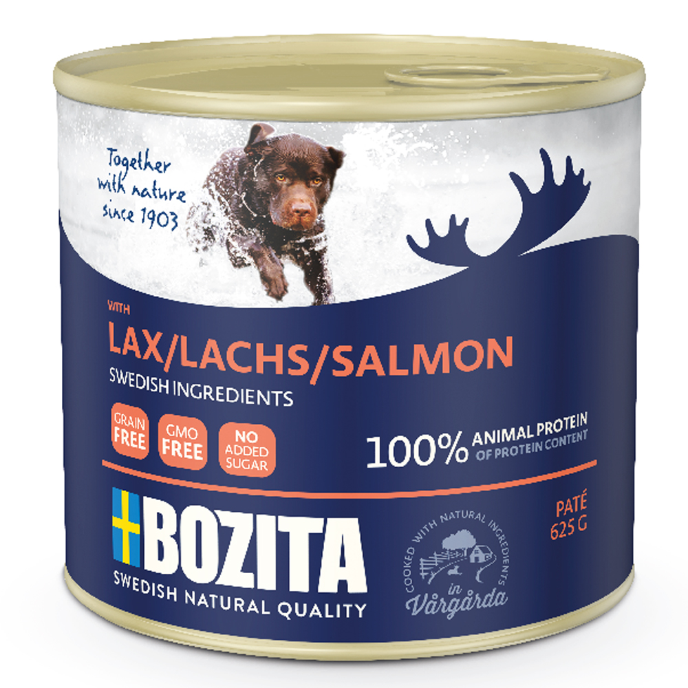 Bozita Paté Dose 6 x 625 g - mit Lachs von Bozita