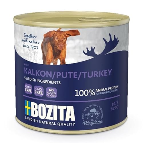 Bozita Paté mit Pute | 6 x 625 g von Bozita