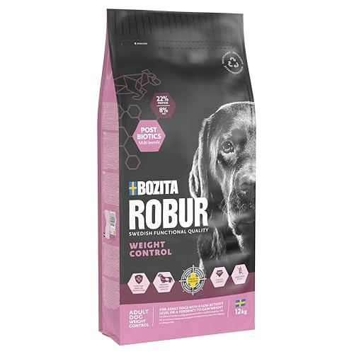 Bozita ROBUR Adult Light Huhn 12kg Hundefutter Trockenfutter mit Postbiotika für wenig aktive und zu Übergewicht neigende Hunde Bozita ROBUR Adult Light Huhn 12kg Hundefutter Trockenfutter mit Postbiotika für wenig aktive und zu Übergewicht neigende Hunde von Bozita