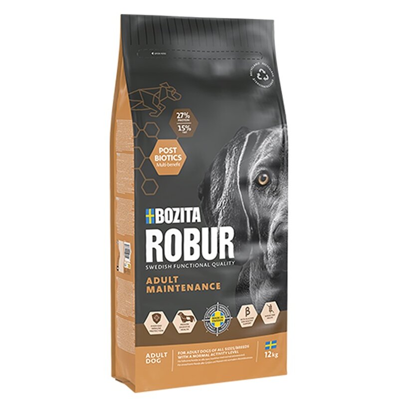 Bozita Robur Adult Maintenance Sparpaket 2 x 12 kg (4,87 € pro 1 kg) von Bozita