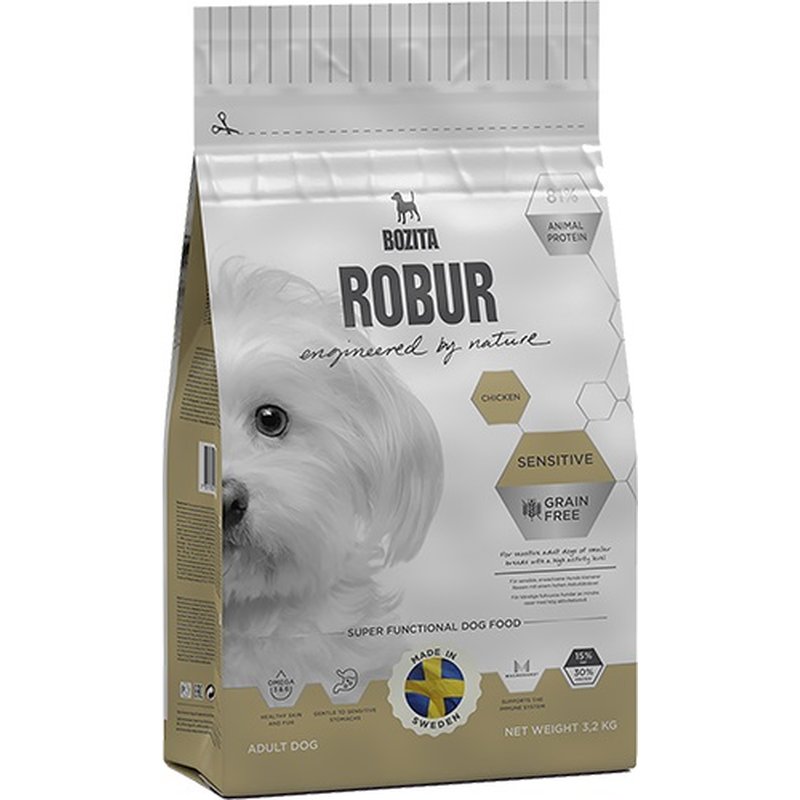 Bozita Robur Sensitive Grain Free Chicken - 11,5 kg (6,17 € pro 1 kg) von Bozita