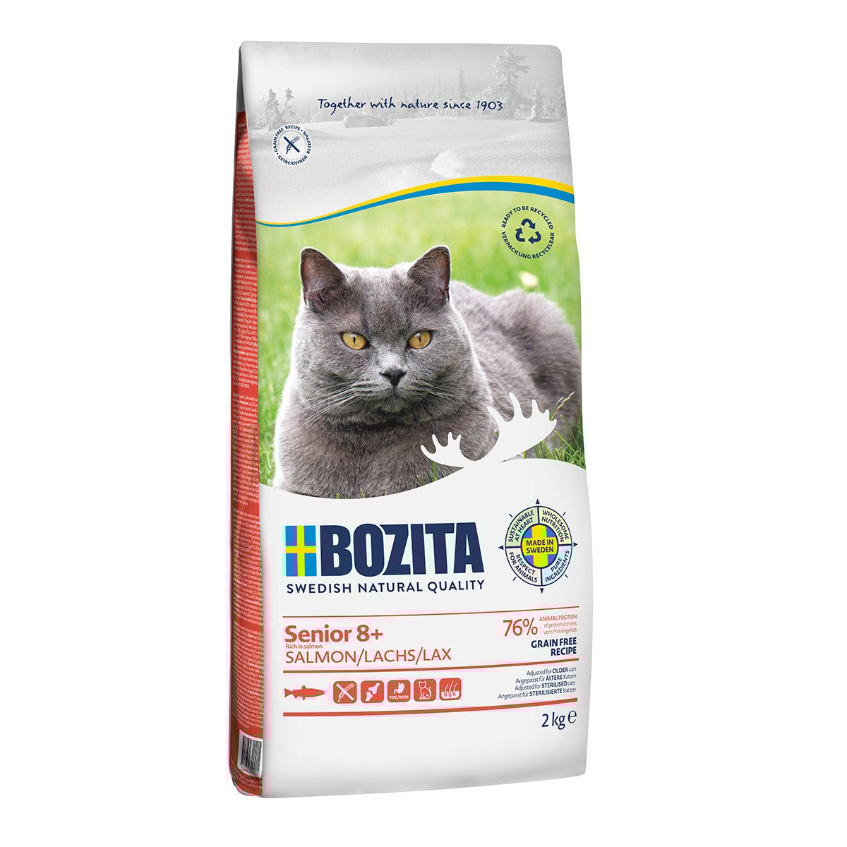 Bozita Senior 8+ Grain free mit Lachs 2kg von Bozita