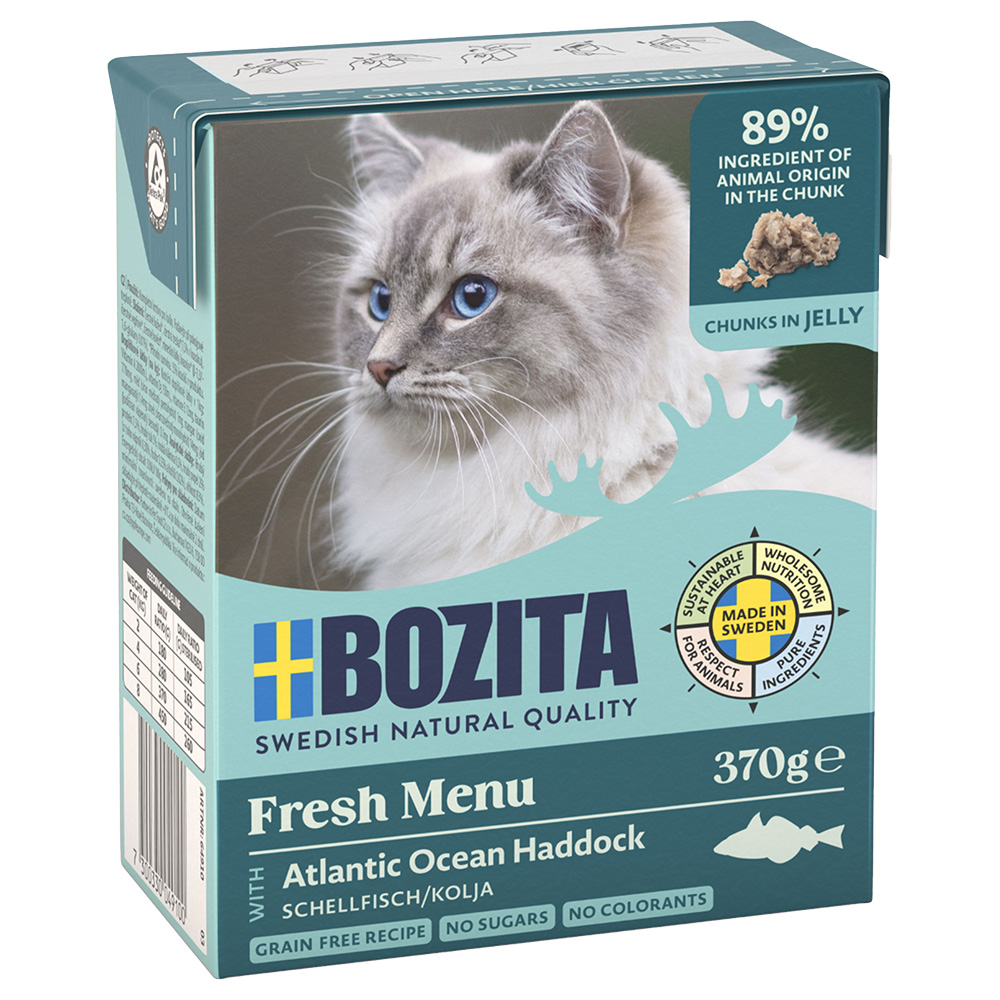 Bozita Tetra Häppchen in Gelee 6 x 370 g - Sterilized Mix (3 Sorten) von Bozita