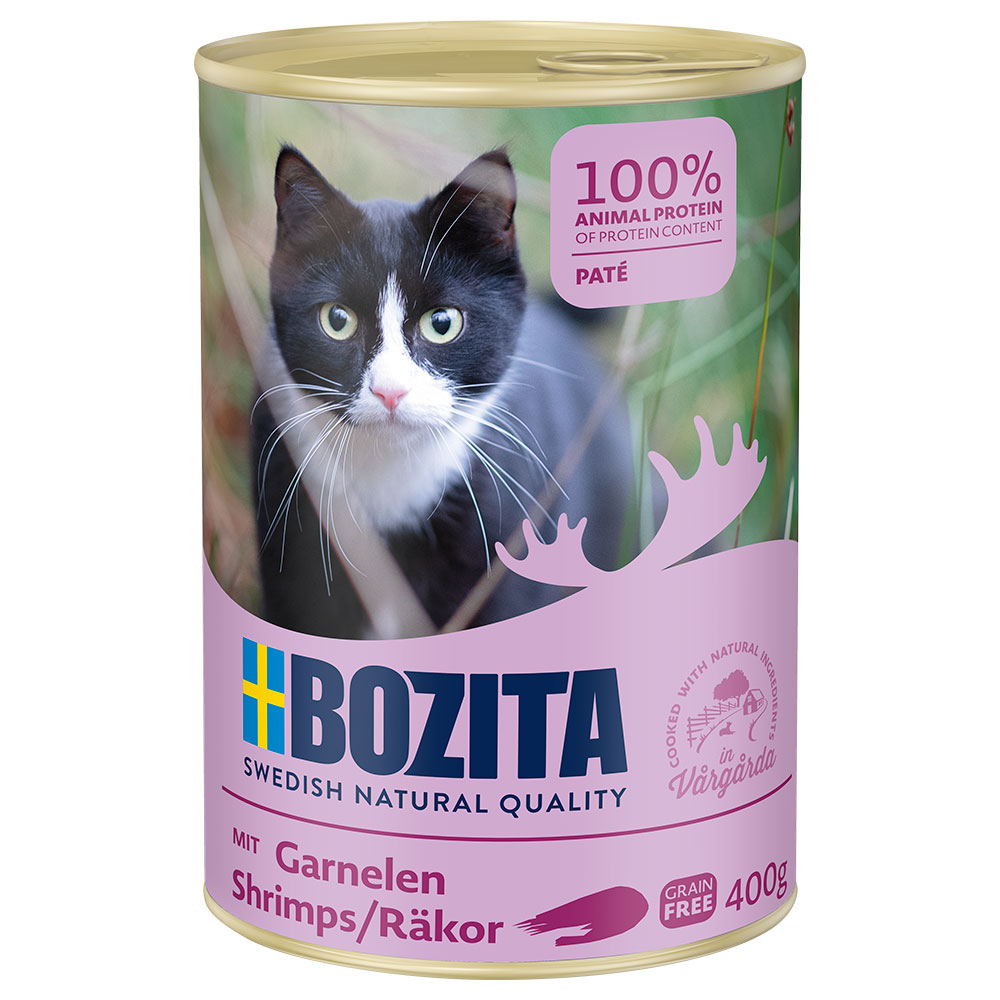 Sparpaket Bozita 12 x 400 g - Garnelen Pate Sparpaket Bozita 12 x 400 g - Garnelen Pate von Bozita