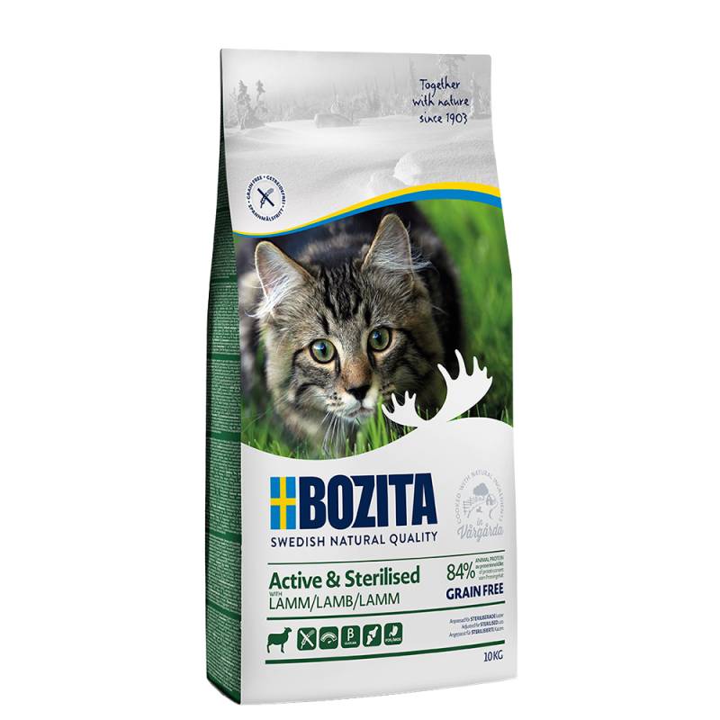 Sparpaket Bozita Großgebinde 2 x 10 kg - Grainfree Active & Sterilised Lamm (2 x 10 kg) von Bozita