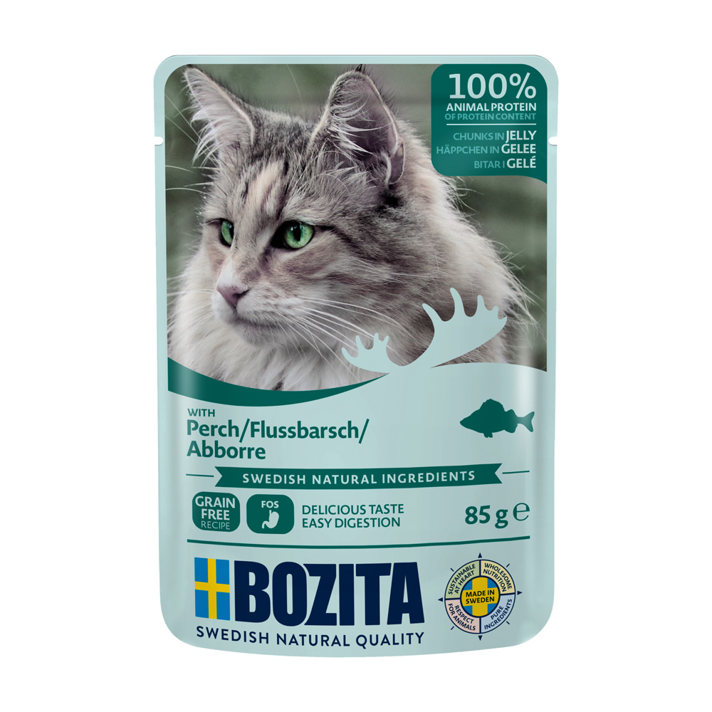 Sparpaket Bozita Häppchen in Gelee Pouch 24 x 85 g - Barsch Sparpaket Bozita Häppchen in Gelee Pouch 24 x 85 g - Barsch von Bozita