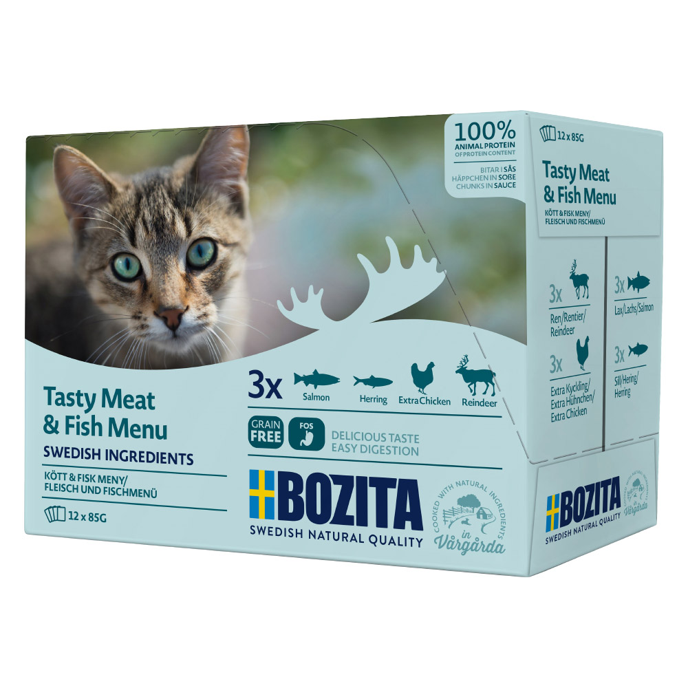 Sparpaket Bozita Häppchen in Soße Pouch 24 x 85 g - Hühnchen Sparpaket Bozita Häppchen in Soße Pouch 24 x 85 g - Hühnchen von Bozita