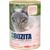 Sparpaket Bozita Katzenfutter 12 x 400 g - Lachs Pate von Bozita