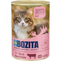 Sparpaket Bozita Katzenfutter 12 x 400 g - Rind Pate von Bozita