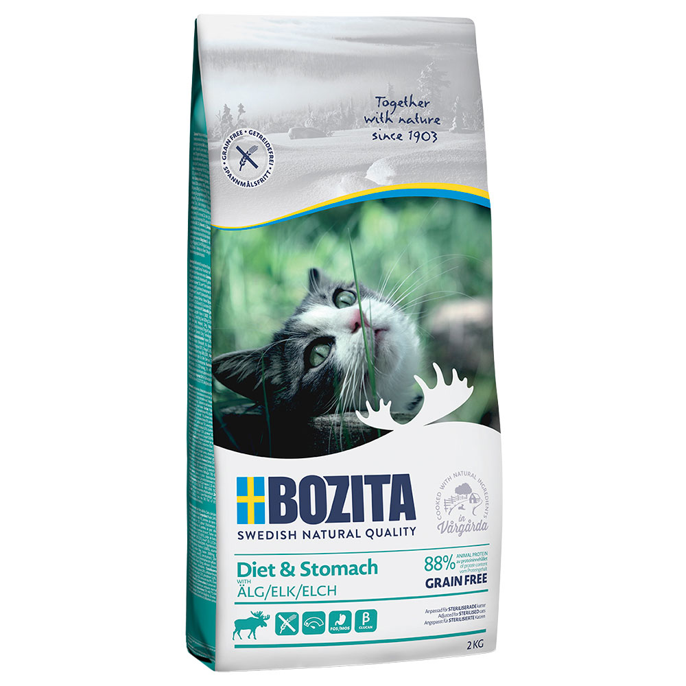 Sparpaket Bozita Kleingebinde 2 x 2 kg - Grainfree Diet & Stomach Elch Sparpaket Bozita Kleingebinde 2 x 2 kg - Grainfree Diet & Stomach Elch von Bozita