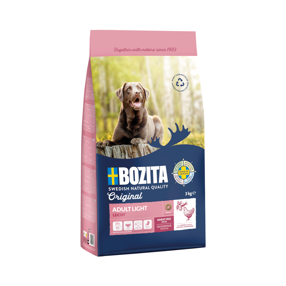 Sparpaket Bozita Original 2 x 3 kg - Adult Light von Bozita