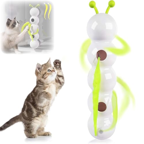 Bpoeee Interaktives Katzenspielzeug, Wusel Wurm Katzenspielzeug, Scurrying Worm, Interaktiver Wurmreiz Mit Saugnapf Für Katzen Wand & Fenster Montiert Bpoeee Interaktives Katzenspielzeug, Wusel Wurm Katzenspielzeug, Scurrying Worm, Interaktiver Wurmreiz Mit Saugnapf Für Katzen Wand & Fenster Montiert von Bpoeee