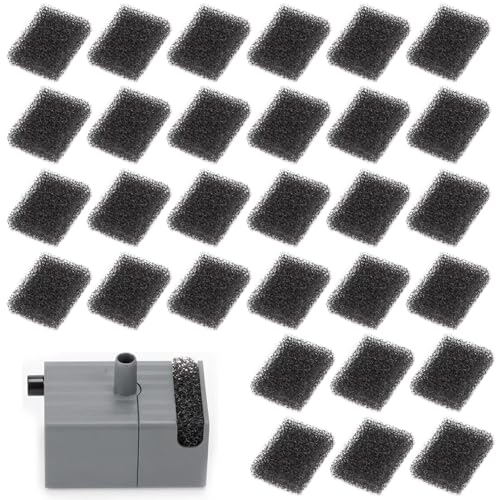 30 Stück Filterschwamm für Katzenbrunnen - Hochdichte Filterpatronen Kompatibel mit Verschiedenen Trinkbrunnen Modellen - Ersatzfilter für Katzenbrunnenpumpe von BrKern
