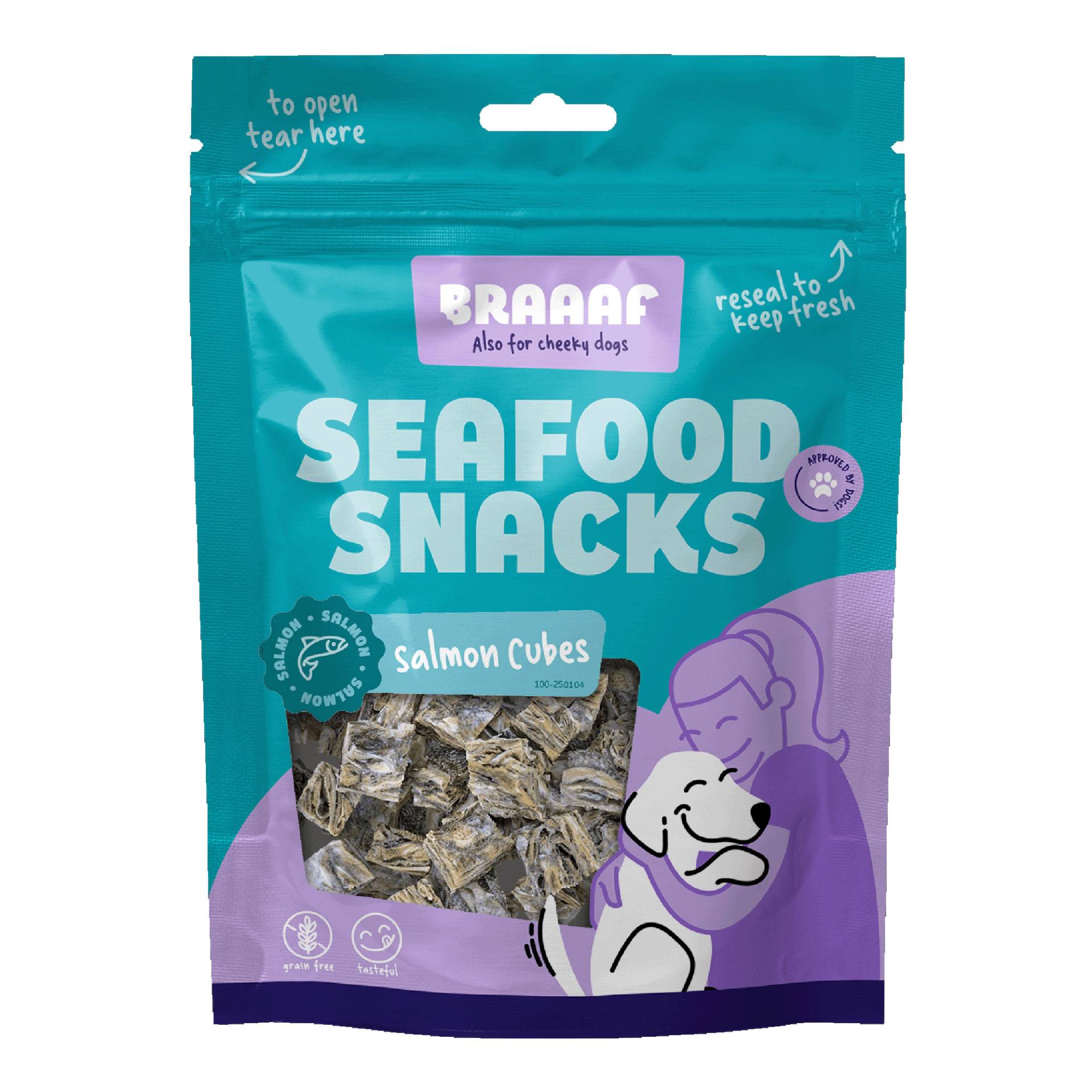 Braaaf Cubes mit Lachs - 70 g Braaaf Cubes mit Lachs - 70 g von Braaaf
