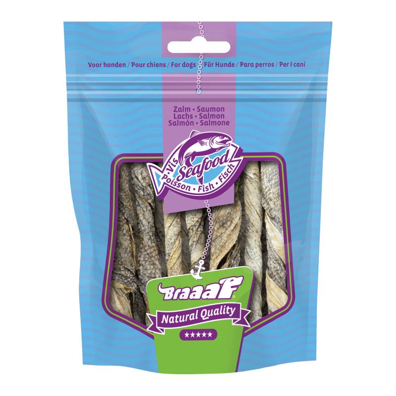 Braaaf Fischsnack Lachs-Rolle Twister - 70 g von Braaaf