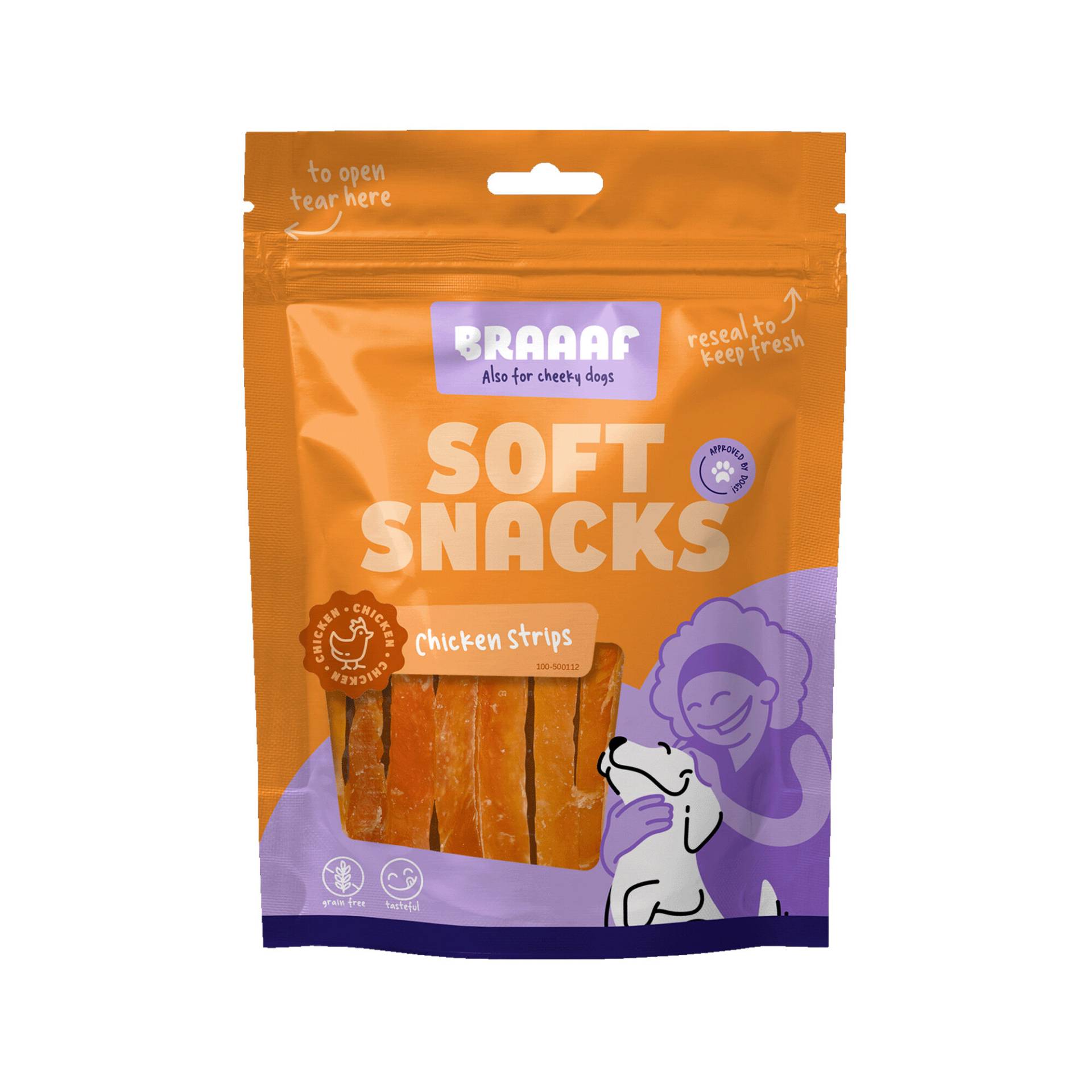Braaaf Hühnerstreifen - 85 g von Braaaf
