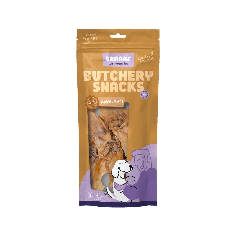 Braaaf Kaninchenohren - 80 g von Braaaf