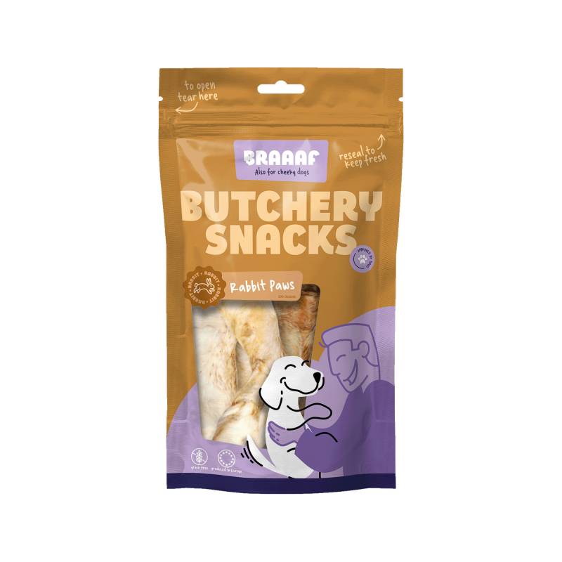Braaaf Kaninchenpfötchen - 100 g von Braaaf