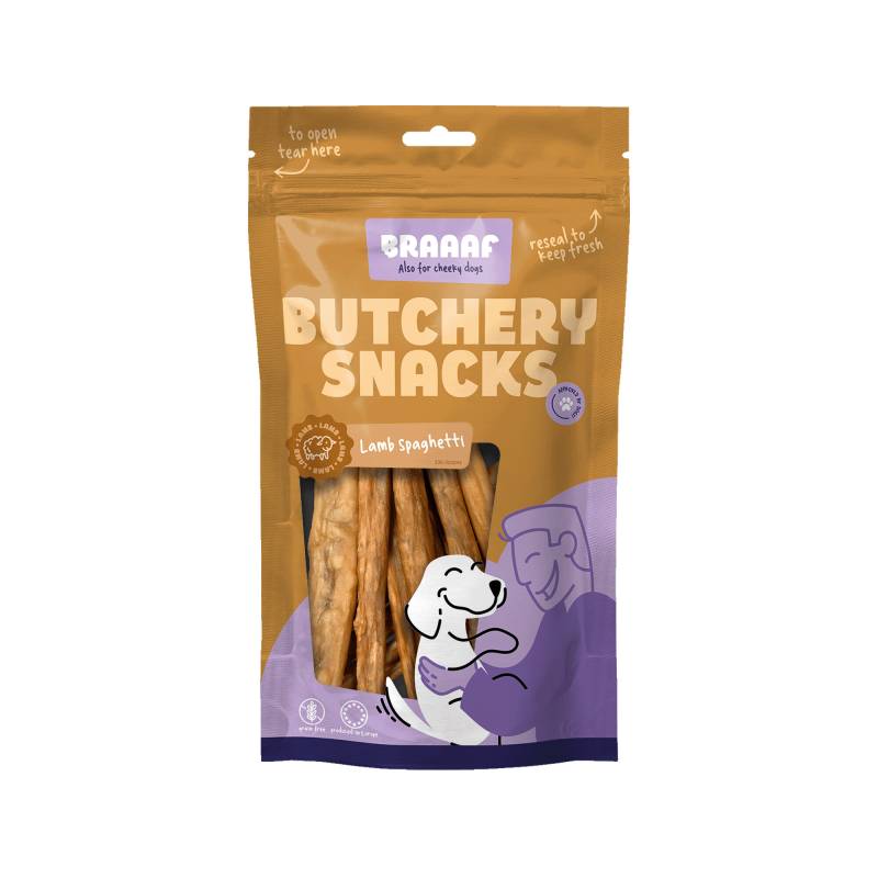 Braaaf Lamm-Spaghetti - 85 g von Braaaf