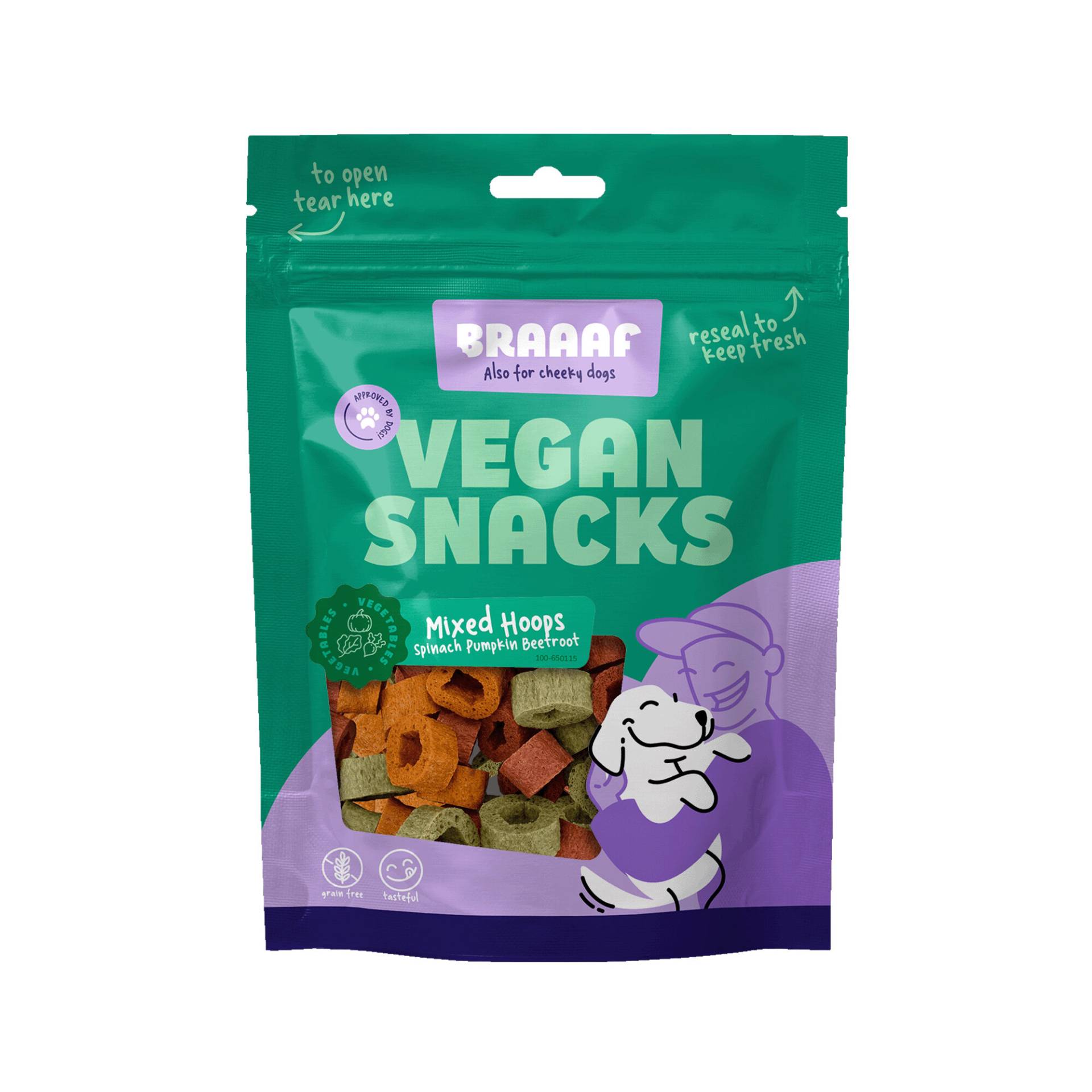 Braaaf Mixed Vegane Ringe - 85 g von Braaaf
