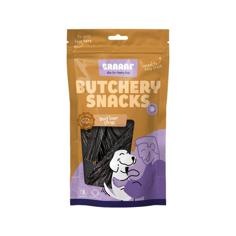 Braaaf Rinderleberstreifen - 150 g von Braaaf
