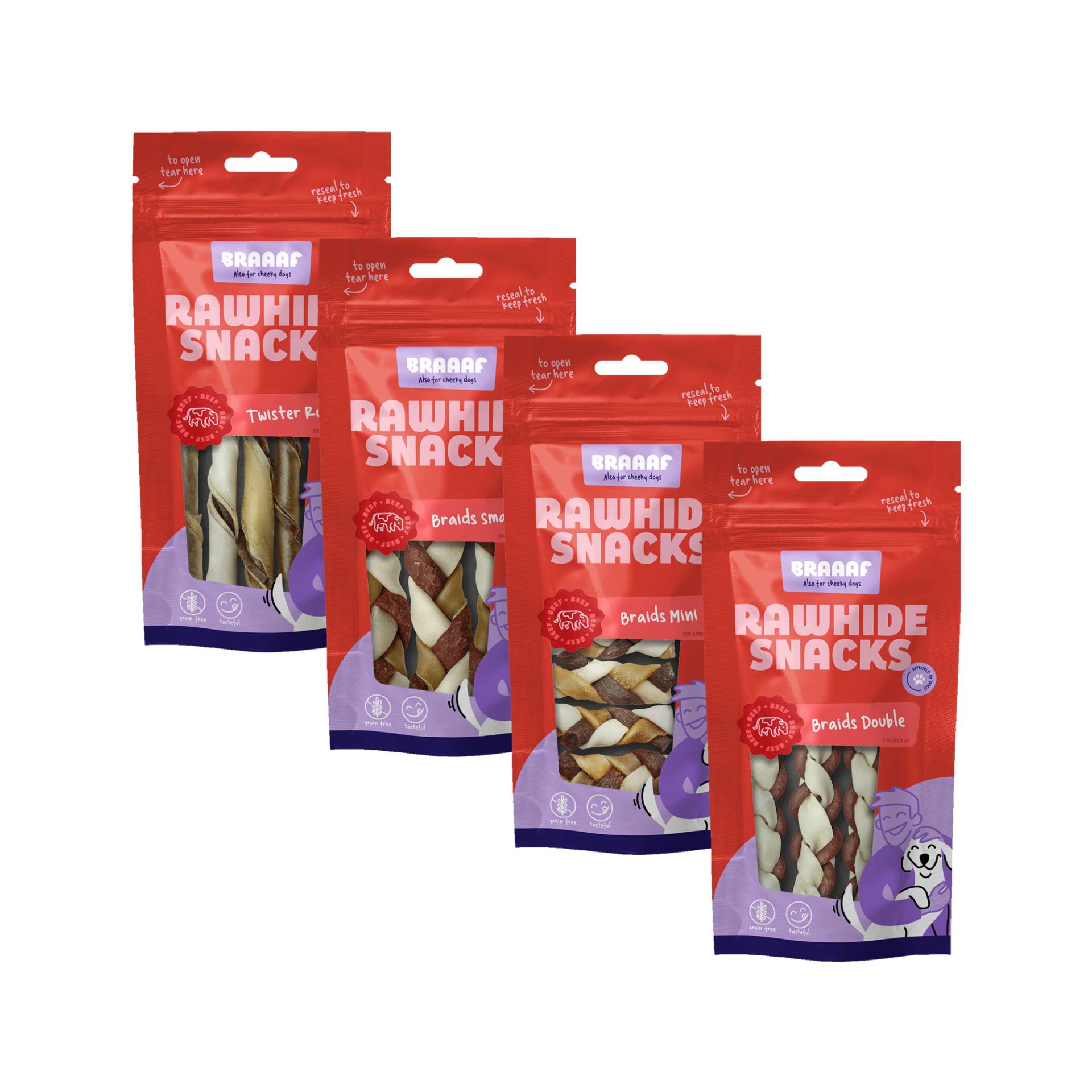 Braaaf Twister Roll - 5 x 12,5 cm von Braaaf