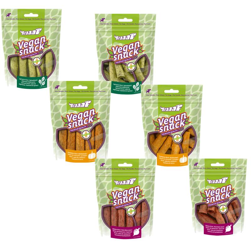 Braaaf  Vegan Snack Sticks - Spinat - 12 cm von Braaaf