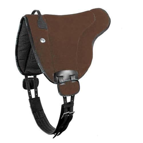 Bareback Reitpad UNICA Leder von Pioneer - super Soft - Made in Italy - Farbe Braun, Gr. Full von Brama West