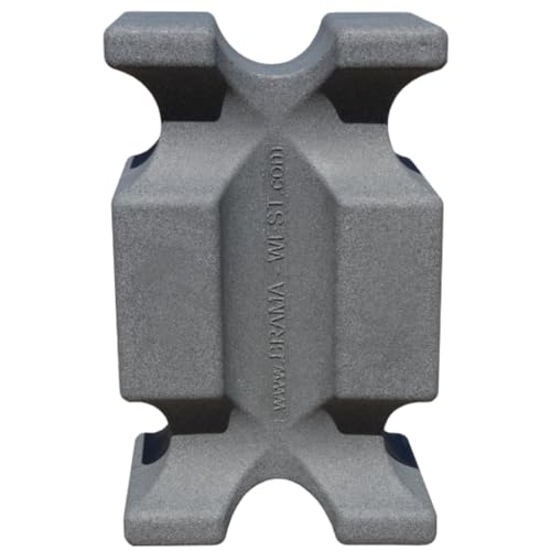 Brama West Cavaletti Block Pferd Maxi 61 x 38 x 22cm - Hindernisblock Jumpingblock (Granit) von Brama West