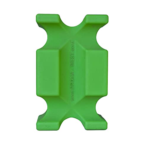 Brama West Cavaletti Block Pferd Maxi 61 x 38 x 22cm - Hindernisblock Jumpingblock (Grün) von Brama West