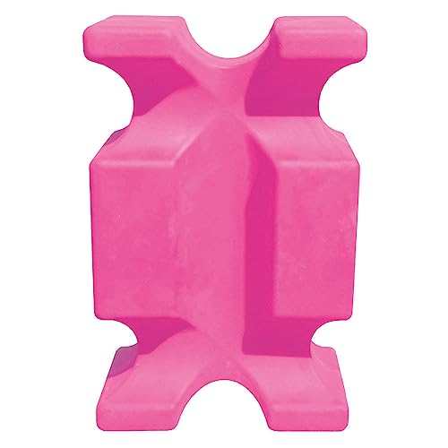 Brama West Cavaletti Block Pferd Maxi 61 x 38 x 22cm - Hindernisblock Jumpingblock (Pink) von Brama West