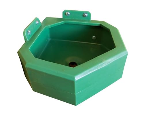 Brama West Eckfuttertrog 21l - mit Auswurf-/Beißschutzkante & Schraubablassstopfen - 46 x 44 x 16cm - für Rinder und Pferde Brama West Eckfuttertrog 21l - mit Auswurf-/Beißschutzkante & Schraubablassstopfen - 46 x 44 x 16cm - für Rinder und Pferde von Brama West
