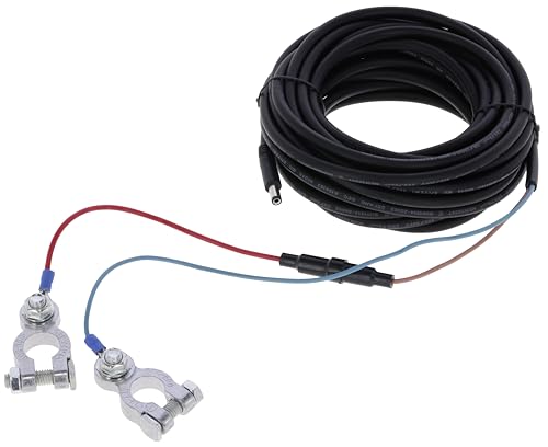 Kerbl Batteriekabel Klinkenstecker, +/- Schraubklemmen, 8 m, Zubehör für Batterien, für den Tierbedarf, 70619 Kerbl Batteriekabel Klinkenstecker, +/- Schraubklemmen, 8 m, Zubehör für Batterien, für den Tierbedarf, 70619 von Kerbl Hobbyfarming