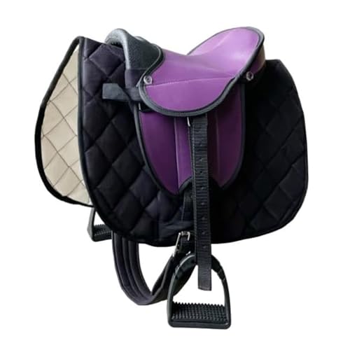 Brama West Kinder Shetty Sattel Set „My Little Pony“ | Sattel für Shetty Pony Holzpferd Plüschpferd | mit Satteldecke, Sattelgurt, Steigbügel & Steigbügelriemen - Lila Brama West Kinder Shetty Sattel Set „My Little Pony“ | Sattel für Shetty Pony Holzpferd Plüschpferd | mit Satteldecke, Sattelgurt, Steigbügel & Steigbügelriemen - Lila von Brama West