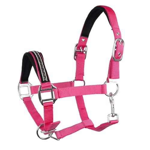 Brama West Pferderhalfter Shelly mit Strasssteinen - verstellbar - in Allen Größen - Pink - Gr. Full Brama West Pferderhalfter Shelly mit Strasssteinen - verstellbar - in Allen Größen - Pink - Gr. Full von Brama West
