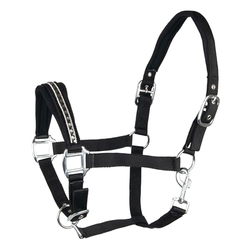 Brama West Pferderhalfter Shelly mit Strasssteinen - verstellbar - in Allen Größen - Schwarz - Gr. Pony Brama West Pferderhalfter Shelly mit Strasssteinen - verstellbar - in Allen Größen - Schwarz - Gr. Pony von Brama West