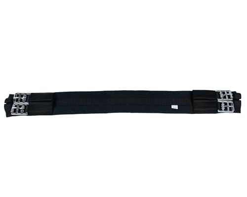 Brama West Sattelgurt Kurzgurt Bauchgurt aus Textil für Shetty Pony Holzpferd - Schwarz, 55cm Brama West Sattelgurt Kurzgurt Bauchgurt aus Textil für Shetty Pony Holzpferd - Schwarz, 55cm von Brama West