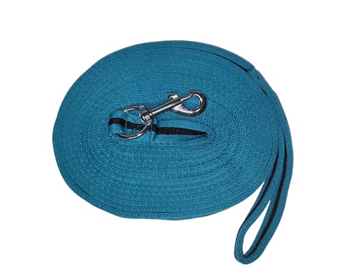 Brama West Softlonge Pferd - Longierleine mit Handschlaufe und Karabiner - ca. 8m - Petrol von Brama West