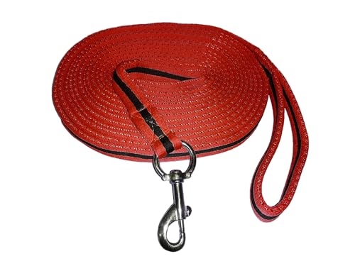 Brama West Softlonge Pferd - Longierleine mit Handschlaufe und Karabiner - ca. 8m - Rot Brama West Softlonge Pferd - Longierleine mit Handschlaufe und Karabiner - ca. 8m - Rot von Brama West