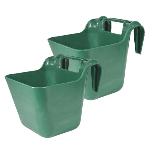 Brama West Transport Krippe Futtertrog 13,5 L - 2er-4er-6er Set | Robuste Futterkrippe für unterwegs | Turnierkrippe (2er Set) von Brama West