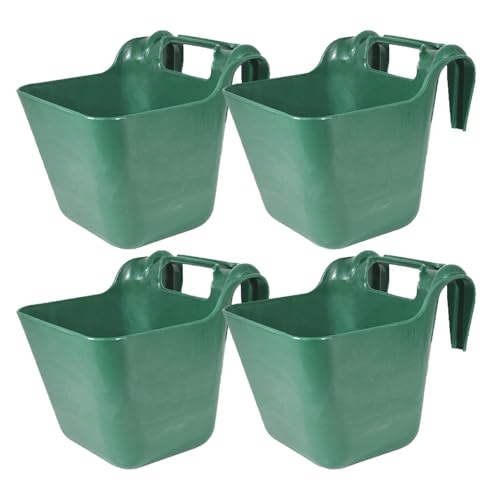 Brama West Transport Krippe Futtertrog 13,5 L - 2er-4er-6er Set | Robuste Futterkrippe für unterwegs | Turnierkrippe (4er Set) von Brama West