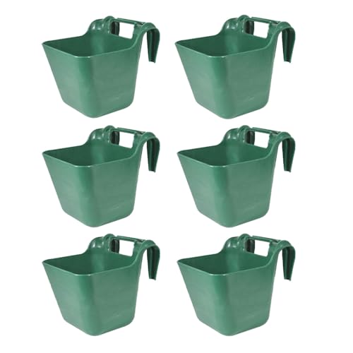 Brama West Transport Krippe Futtertrog 13,5 L - 2er-4er-6er Set | Robuste Futterkrippe für unterwegs | Turnierkrippe (6er Set) von Brama West