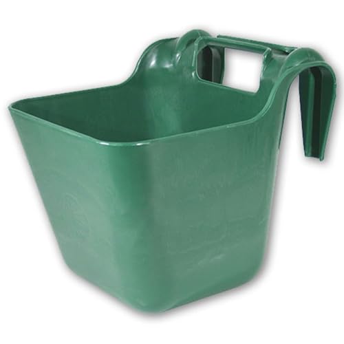 Brama West Transpot Krippe Futtertrog 13,5 L | Robuste Futterkrippe für unterwegs (Grün) von Brama West