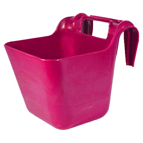 Brama West Transpot Krippe Futtertrog 13,5 L | Robuste Futterkrippe für unterwegs (Pink) von Brama West
