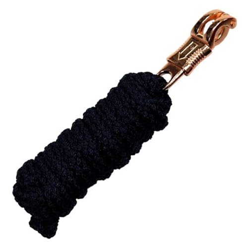 Führstrick Pferd mit Panikhaken Roségold - Anbindeseil für Pferde, Ponys, Shetty - Länge 2m Anbindestrick, Führleine - Navy Führstrick Pferd mit Panikhaken Roségold - Anbindeseil für Pferde, Ponys, Shetty - Länge 2m Anbindestrick, Führleine - Navy von Brama West