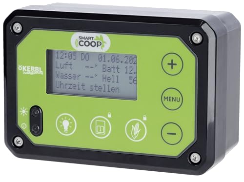 Kerbl SmartCoop Steuerung mit 12 Steckplätzen, mit integriertem Tageslichtsensor, schlagfestes/staubdichtes Kunststoffgehäuse, 70600 Kerbl SmartCoop Steuerung mit 12 Steckplätzen, mit integriertem Tageslichtsensor, schlagfestes/staubdichtes Kunststoffgehäuse, 70600 von Kerbl Hobbyfarming