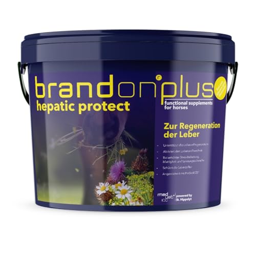 Brandon Plus Hepatic 3 kg - Leberfutter für Pferde - Gewichtskontrolle - 3 kg von Brandon