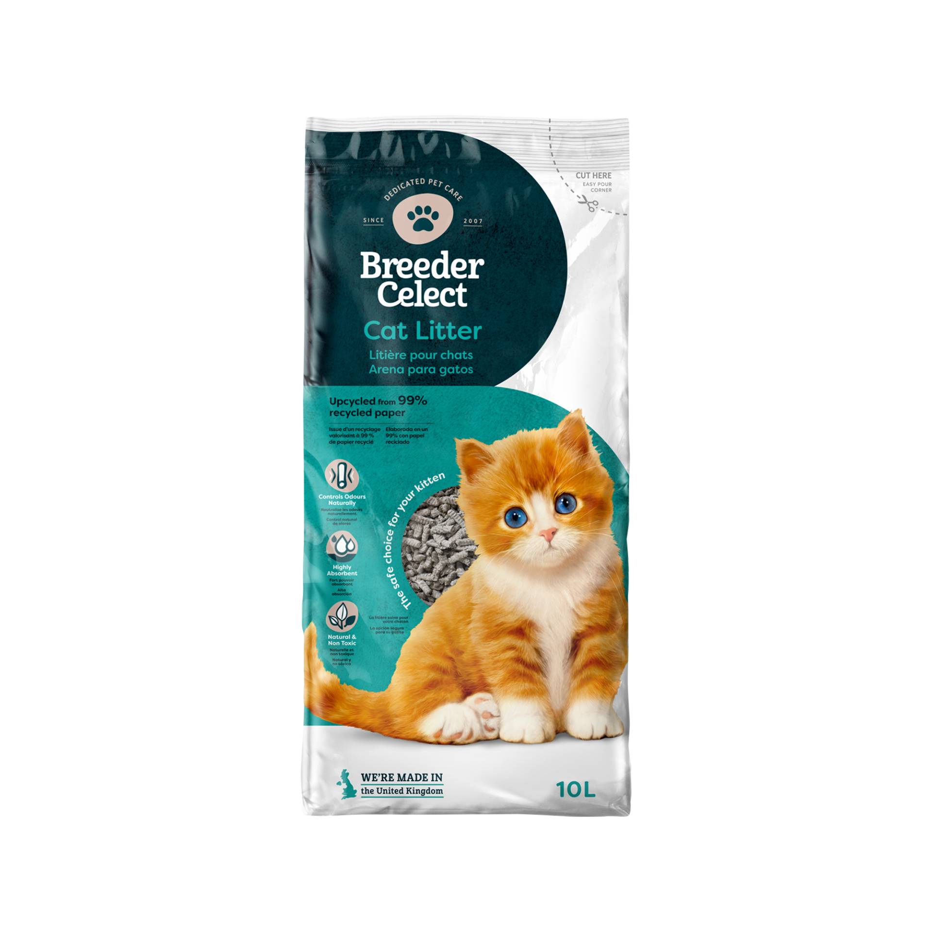 BreederCelect Katzenstreu - 10 Liter BreederCelect Katzenstreu - 10 Liter von BreederCelect
