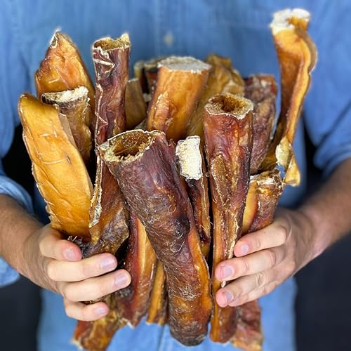 BREERs Getrocknete Rinderkopfhaut für Hunde 15cm, 10kg Belohnung-Snack Getreidefrei, Deutsche Herstellung, Leckerli Kauartikel Große Hunde von TIER HELDEN