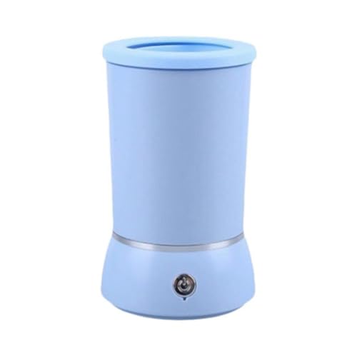 Breeshy Haustier-Fußreiniger, Elektrisch, Automatisch, für Hunde, Schnell und Leise, Tragbar, Reinigung mit Geräuschbecher, Fuß, Blau von Breeshy